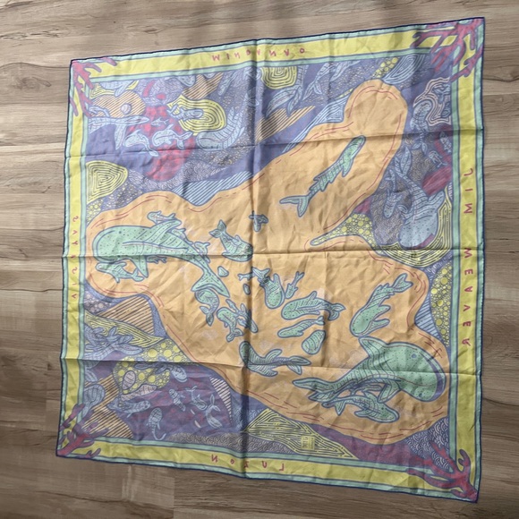 Jim Weaver Vintage Silk Scarf - Picture 4 of 11